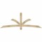 Ekena Millwork Davenport Rough Sawn Timber Gable Bracket, Douglas Fir, 84"W x 31"H x 2"D x 4"F, 9/12 Pitch GBW084X31X0204DAV00RDF - alternate 1